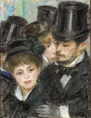 Pierre-Auguste Renoir Young people in the street Norge oil painting art